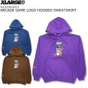 XLARGE ARCADE GAME LOGO HOODED SWEATSHIRT エクストララージ アーケードゲームロゴフーデッドスウェットシャツ 2023FW