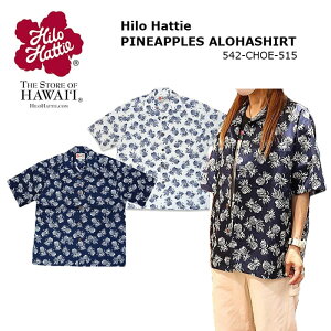 Hilo Hattie ҥϥåƥ PINEAPPLES ALOHASHIRT ѥʥåץ ϥ  Ⱦµ  ݥå Ⱦµ ߥ ͥӡ ۥ磻 ϥ磻 ꥾ ʪ   ǥ ꥫ ˥å ̵ 39å 542-CHOE-515 2color