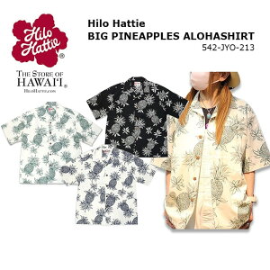 Hilo Hattie ҥϥåƥ BIG PINEAPPLES ALOHASHIRT ѥʥåץ ϥ  Ⱦµ  ݥå Ⱦµ ߥ ͥӡ ꡼ ϥ磻 ꥾ ʪ   ǥ ꥫ ˥å ̵ 39å 542-JYO-213 2color