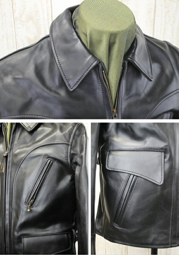 AERO LEATHER エアロレザー HERCULES ヘラクレス 22641 ブラック