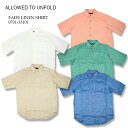 ALLOWED TO UNFOLD AEhgDAtH[h FADE LINEN SHIRT tFCh lVc 0701-33101  39Vbv