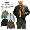 ALPHA INDUSTRIES At@ C_Xg[Y ALPHA MA-1 CORE JACKET NYLON H.TWL MA-1 RA WPbg vJ iC 2000 4color ubN uE Vo[ O[ J[L t H ~  39Vbv