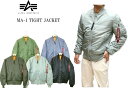 アルファ インダストリーズ ALPHA INDUSTRIES ALPHA MA-1 TIGHT JACKET MA-1 タイト ジャケット 20004 4color