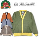 BARBARIAN 12oz CARDIGAN LONG 12オンス カーディガン ロング