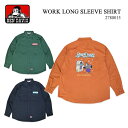 BEN DAVIS xfCrX WORK LONG SLEEVE SHIRT [NOX[uVc  HD  Ci[ [NVc IW O[ `R[ S by hJ cCn W[N{bNX Jr[ TtVXR  39Vbv 2780015 2color