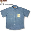 CAMCO JR S/S CHAMBRAY WORK SHIRTS JR  Vu[[NVc CM-05  傫TCY Rbg XgCv n gbvX