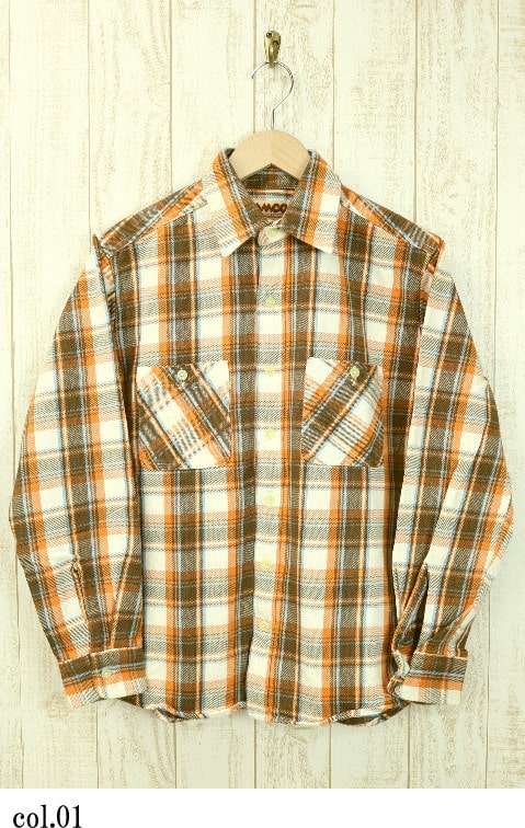 CAMCO カムコ HEAVY FLANNEL SHIRTS ヘビーウェイトネルシャツ CM-18 5color