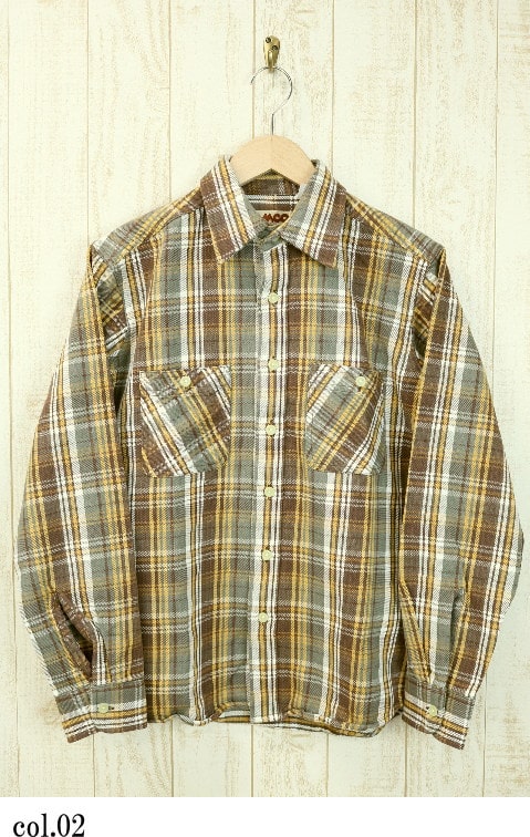 CAMCO カムコ HEAVY FLANNEL SHIRTS ヘビーウェイトネルシャツ CM-18 5color