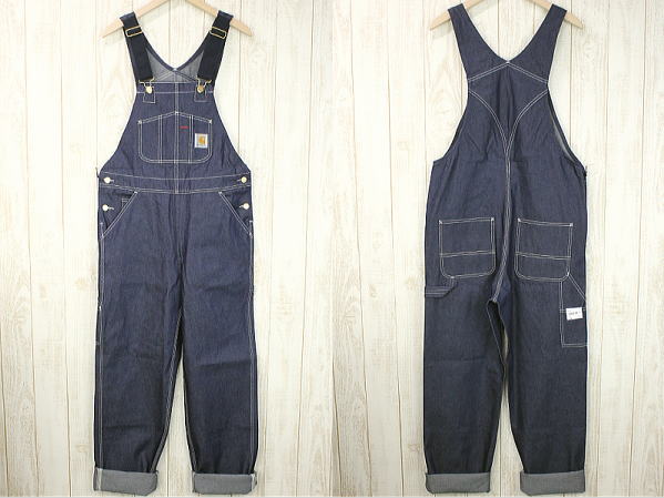 CARHARTT カーハート Carhartt WIP BIB OVERALL ビブ オーバーオール オーバーオール I022946 ブルー(未洗い)