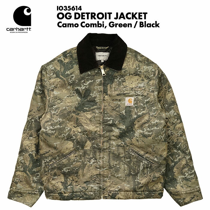 610ꥫ㤨֥ϡ ֥륢ԡ CARHARTT WIP ꥸʥ ǥȥ 㥱å (º OG DETROIT JACKET Camo Combi, Green / Black I035614       å Х ǥܡ å ȥ꡼ work in progress û   ֥륾פβǤʤ49,500ߤˤʤޤ