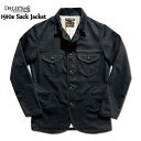 DELUXEWARE DALEE'S & CO _[YAhR[ TICK.BLK 1910s SACK JACKET TbNWPbg AE^[ NVJ l  