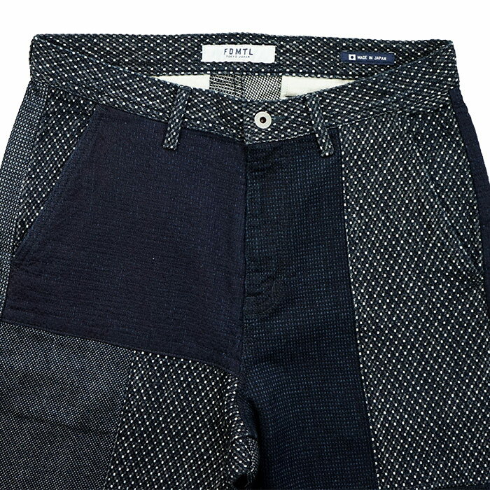 ファンダメンタル FDMTL パッチワーク ワイド パンツ リンス PATCHWORK WIDE PANTS RINSE FA25PN32R メンズ 男 漢 ボトムス 日本製 made in japan 襤褸 ボロ ジーンズ デニム ゆったり INDIGO インディゴ クラフトマンシップ craftsmanship 津吉 学