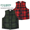 FILSON フィルソン MACKINAW WOOL VEST マッキーノ ウールベスト 10055 送料無料 39ショップ