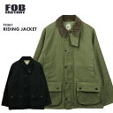 FOB FACTORY GtI[r[t@Ng[ RIDING JACKET CfBO WPbg F2361  39Vbv