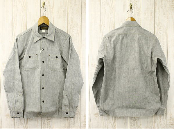 FREEWHEELERS フリーホイーラーズ Neal Cassady Rail Road 1920s~30s STYLE WORK SHIRTS Neal シャンブレーワークシャツ 2013003 VINTAGE WHITE PEPPER CHAMBRAY(WH)