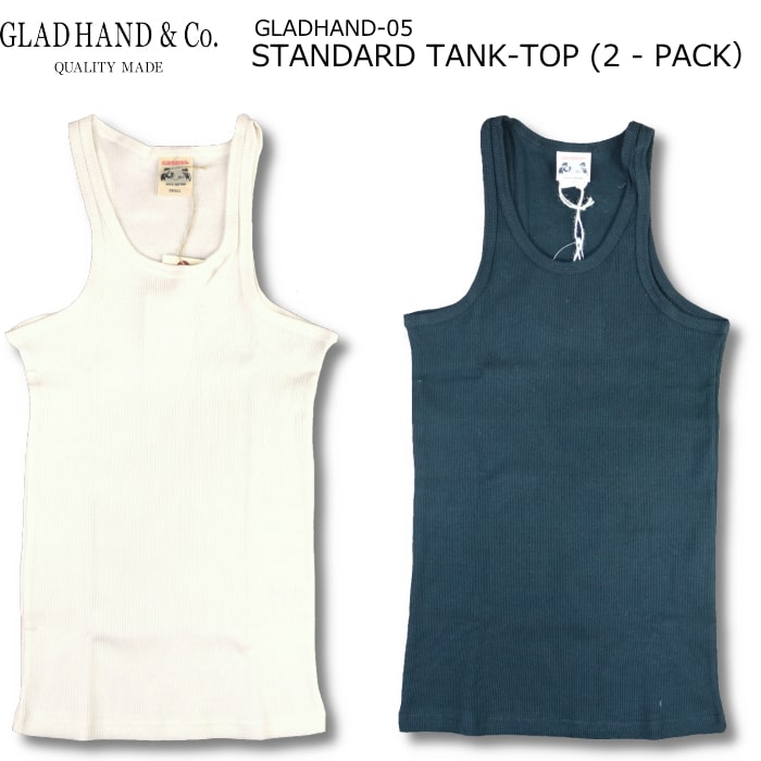 GLAD HAND STANDARD TANK-TOP (2 - PACKjObhnh X^_[h ^Ngbv (2pbN) GLADHAND-05 2Colors