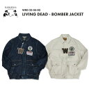 GLAD HAND WEIRDO LIVING DEAD BOMBER JACKET Obhnh EBA[h rOfbh {o[WPbg @ WRD-23-SS-03  39Vbv