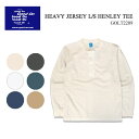 グッドオン Good On HEAVY JERSEY L/S HENLEY TEE ヘビージャージーロングスリーブヘンリーTシャツ 長袖 ヘンリーネック COTTON 綿 9oz 数量限定 顔料染め ホワイト ブラック ネイビー グリーン ナチュラル ベージュ ブラウン メンズ 送料無料 39ショップ