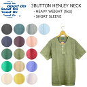 Good On ObhI XyVI[_[ 3BUTTON HEAVY WEIGHT SHORT SLEEVE HENLEY Tee 3{^ wB[EGCg V[gX[uw[TVc PIGMENT DYE COTTON 100% 9oz Jersey GOST1407P