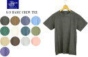 Good On ObhI S/S BASIC CREW TEE V[gX[ux[VbNN[TVc PIGMENT DYE COTTON 100% 5.5 oz Jersey GOST-701P 13color n  Y