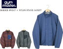 ジムマスター アウター メンズ gym master ジムマスター BORDER SWEAT × NYLON STAND JACKET ボーダースウェットxナイロンスタンドジャケット G321667 3color 送料無料 セール品 お買い得