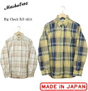 MacbaTros }NogX Big Check B.D shirt rbO`FbNB.DVc 119-01 2color {  39Vbv