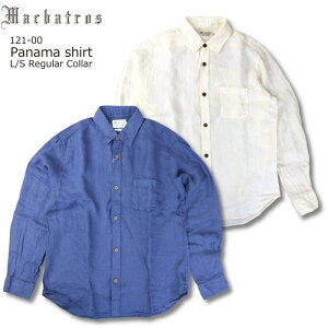 Macbatros Panama shirt L/S Regular collar パナマシャツ 長袖 レギュラーカラー 2カラー 送料無料