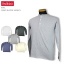 Healthknit wXjbg LONG SLEEVE HENLEY OX[u w[lbN TVc  n 906L