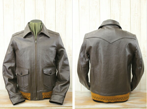 JELADO ジェラード CHOP JACKET A-1SYLE HORSE LEATHER チョップジャケット JAGB-1303 オールドブラウン セール品 お買い得 値下げ