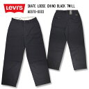 Levi's [oCX SKATE LOOSE CHINO BLACK TWILL XP[g [Y `m ubN cC A0970-0003  39Vbv