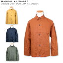 MANUAL ALPHABET OVERDYE SHIRT JACKET I[o[_C VcWPbg  i  MA-J-217