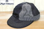 Nigel Cabourn ナイジェル・ケーボン PATCHWORK INDIGO CAP MAIN LINE パッチワーク インディゴ キャップ メインライン 80410066004 インディゴ 送料無料