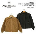 ナイジェル ケーボン Nigel Cabourn LYBRO OW-54 TANK JACKET COTTON NYLON ライブロ タンクジャケット コットン ナイロン 中綿 ブラク ベージュ 秋 冬 第二次世界大戦 米軍 戦車兵 撥水 キルティング 新作 送料無料 39ショップ 80451330035