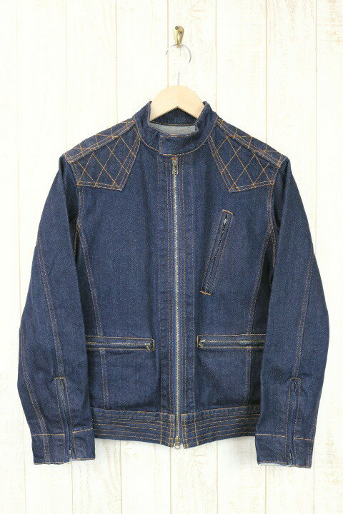 KOJIMA GENES コジマジーンズ 児島ジーンズ 13oz KEVLERMIX SINGLE JACKET 13ozケブラーミックス シングルジャケット RNB-566KS INDIGO 送料無料