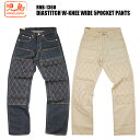 KOJIMA GENES 児島ジーンズ DIASTITCH W-KNEE WIDE 5POCKET PANTS ダイヤステッチ ダブルニーワイド5ポケットパンツ 岡山 日本製 RNB-1360 送料無料