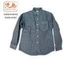 W[Y KOJIMA GENES w{[[NVc HERRINGBONE WORK SHIRTS RNB-202HS  39Vbv