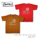 Pherrow's tF[Y FLOCKY PRINT T-SHIRTS tbL[vgTVc 23S-PT7 2color  39Vbv