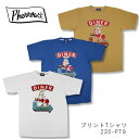 Pherrow's フェローズ PRINT T-SHIRTS プリントTシャツ 23S-PT9 3color 送料無料 39ショップ セール品 お買い得 値下げ 返品交換不可