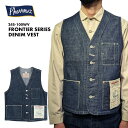 Pherrow's tF[Y FRONTIER SERIES DENIM VEST @teBA V[Y fjxXg 24S-100WV  39Vbv