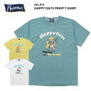 Pherrow's tF[Y HAPPY DAYS PRINT T-SHIRT@ nbs[fCY vg TVc 24S-PT4  39Vbv