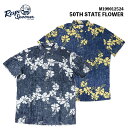Reyn spooner 50TH STATE FLOWER レインスプーナー ステイトフラワー m199012524 アロハシャツ 半袖 トップス 総柄 前開...