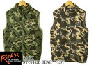 ROKX ロックス STUFFED BEAR VEST スタッフド ベアベスト フリースベスト RXMF6313 2color セール品 お買い得