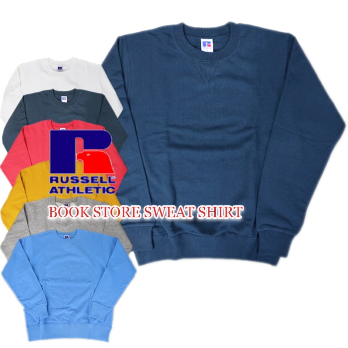 楽天610アメリカ屋RUSSELL ATHLETIC BOOK STORE SWEAT SHIRT ラッセルアスレティック ブックストア スウェットシャツ RC-1010 送料無料