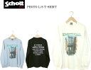 Schott ショット PHOTO L/S T-SHIRT PHPTO長袖Tシャツ 3113163 3color 送料無料