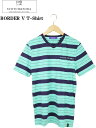 SCOTCH & SODA XRb`&\[_ BORDER V T-SHIRT {[_[ V-TEE 292-14431 B Z[i  l