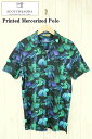 SCOTCH & SODA XRb`&\[_ Printed Mercerized Polo |Vc I[vJ[ 292-14513 A(1025) Z[i  l ňl