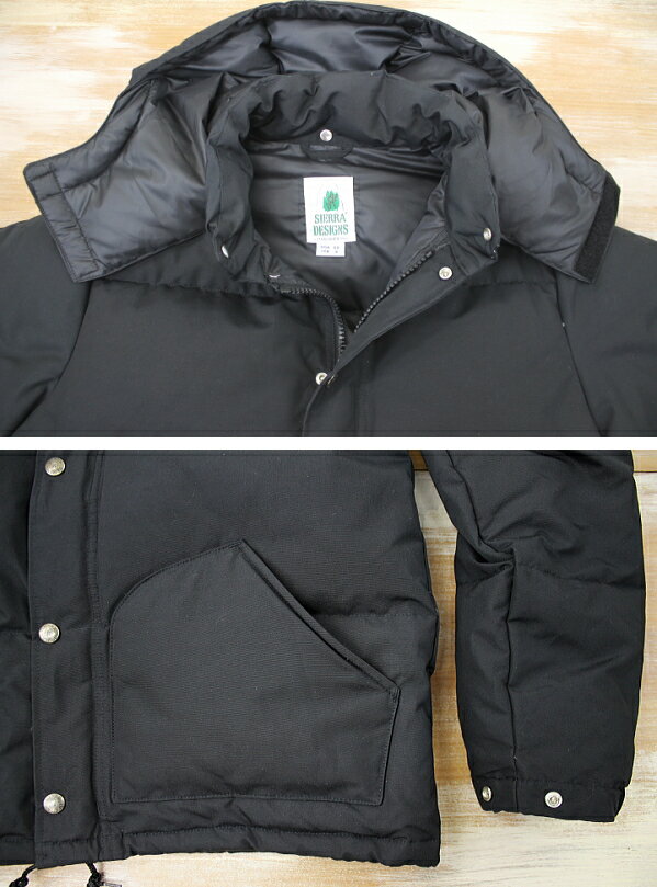 SIERRA DESIGNS シェラデザイン DOWN SIERRA JACKET ダウンシェラジャケット 7951 ブラック