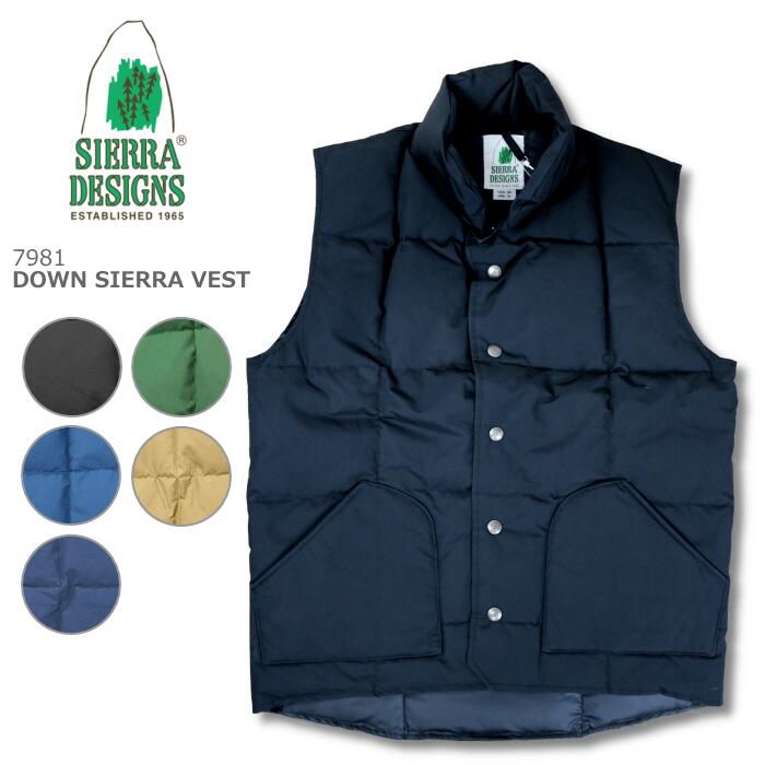 SIERRA DESIGNS 60/40クロス DOWN SIERRA VEST ダウン シェラ ベスト 送料無料