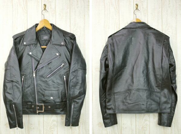 HORN WORKS US W-RIDERS JACKET USダブルライダースジャケット 4737 ブラック
