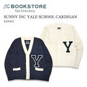 楽天610アメリカ屋SUNNY SPORTS サニースポーツ The BOOK STORE ブックストア SUNNY INC YALE SCHOOL CARDIGAN サニーインク イェール スクール カーディガン オーバーサイズ ビッグシルエット ゆったり ホワイト ネイビー レイヤード トレンド ウール SN22F017 2color セール品 お買い得